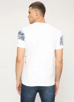 PEPE JEANS GRAPHIC PRINT SHORT SLEEVE WHITE T-SHIRT - Image 4