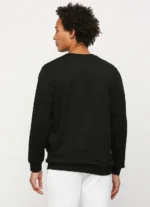 PEPE JEANS GRAPHIC PRINT FULL SLEEVE BLACK SWEATSHIRT - Image 4