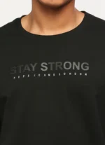 PEPE JEANS GRAPHIC PRINT FULL SLEEVE BLACK SWEATSHIRT - Image 6