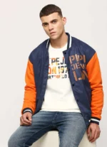 PEPE JEANS  WHITE GRAPHIC PRINTED SWEATSHIRT