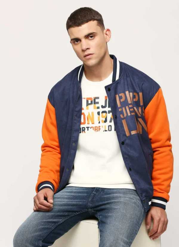 8905875055365_1 PEPE JEANS WHITE GRAPHIC PRINTED SWEATSHIRT - Image 1