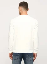 PEPE JEANS  WHITE GRAPHIC PRINTED SWEATSHIRT - Image 3
