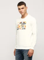 PEPE JEANS  WHITE GRAPHIC PRINTED SWEATSHIRT - Image 4