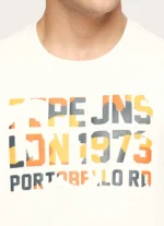 PEPE JEANS  WHITE GRAPHIC PRINTED SWEATSHIRT - Image 5