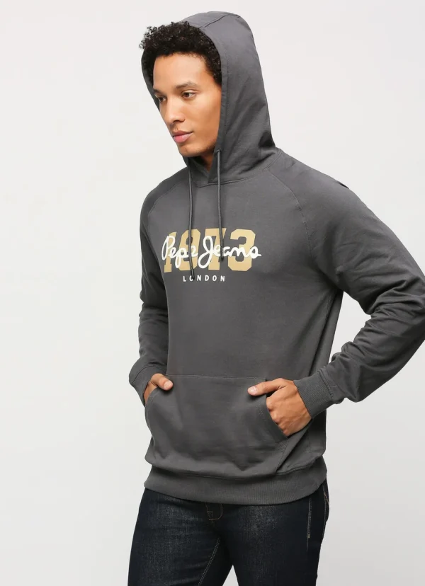 8905875056263_4 PEPE JEANS GRAPHIC PRINT HOODED THUNDER SWEATSHIRT - Image 5