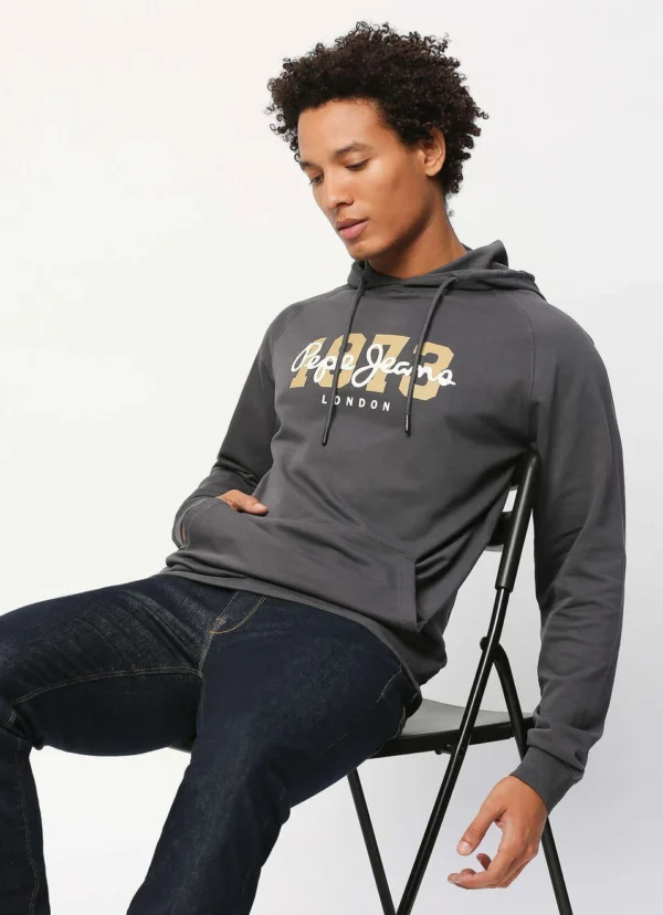 8905875056263_6 PEPE JEANS GRAPHIC PRINT HOODED THUNDER SWEATSHIRT - Image 7