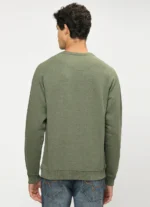 PEPE JEANS OLIVE GREEN PRINTED FULL SLEEVE SWEATSHIRT - Image 4