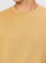 PEPE JEANS CREW NECK FULL SLEEVE CREAM COLOR T-SHIRT - Image 5