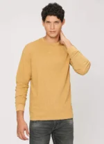 PEPE JEANS CREW NECK FULL SLEEVE CREAM COLOR T-SHIRT - Image 6