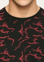 PEPE JEANS BLACK GRAPHIC PRINT SHORT SLEEVE T-SHIRT - Image 7