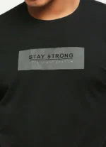 PEPE JEANS GRAPHIC PRINT SHORT SLEVEE T-SHIRT BLACK - Image 5