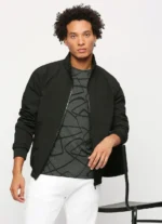 PEPE JEANS Grey Print Casual Short Sleeves Round Neck Men Slim Fit T-Shirt - Image 5