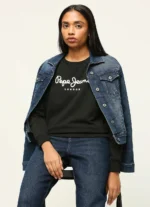 Pepe Jeans Women's Brooke Branding Graphic Sweatshirt Black - Image 5