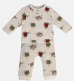 MINI KLUB Boys Printed T-shirt with Trousers/Pant Set/Kids Combo