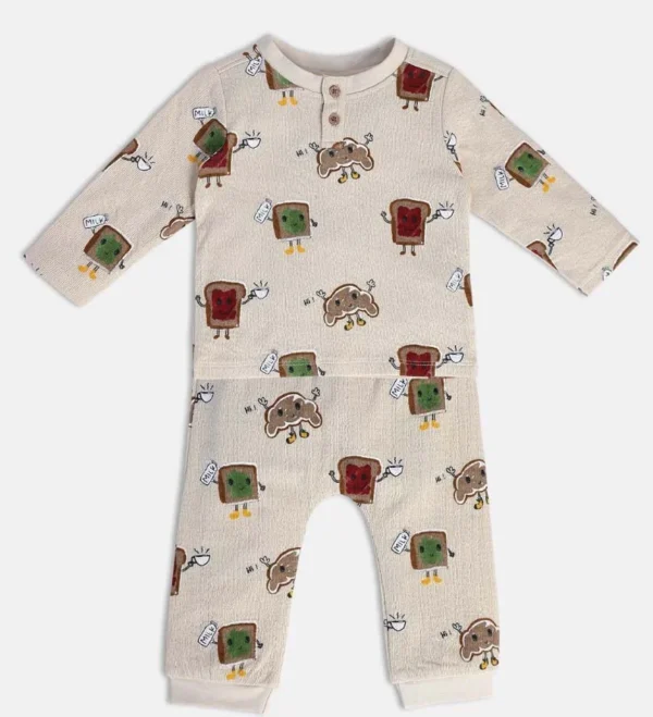 MINI KLUB Boys Printed T-shirt with Trousers/Pant Set/Kids Combo - Image 1