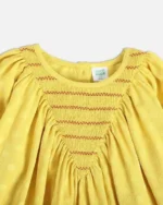 MINI KLUB Girls Polka-Dot Digital Print A-Line Dress - Image 4