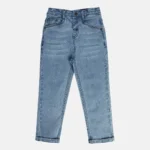 MINI KLUB Girls Blue Denim Pant