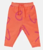 Girls Pink Printed Long Sleeves Top With Leggings - Image 5