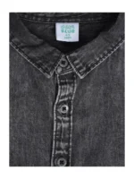 MINI KLUB Kids Grey Solid Full Sleeves Shirt - Image 2