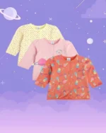 MINI KLUB Printed Open-Neck T-Shirts (PACK OF 3)