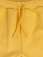MINI KLUB - Yellow Cotton Blend Track Pant For Baby Boy & Girls - Image 3