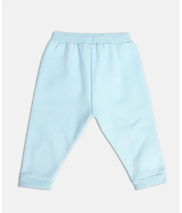 8907095977601_3 MINI KLUB - Blue Cotton Blend Track pant For Baby Boy - Image 3