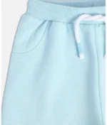 MINI KLUB - Blue Cotton Blend Track pant For Baby Boy - Image 4