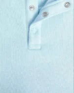 MINI KLUB Baby Girls Blue Printed Cotton Dress Sweater - Image 4