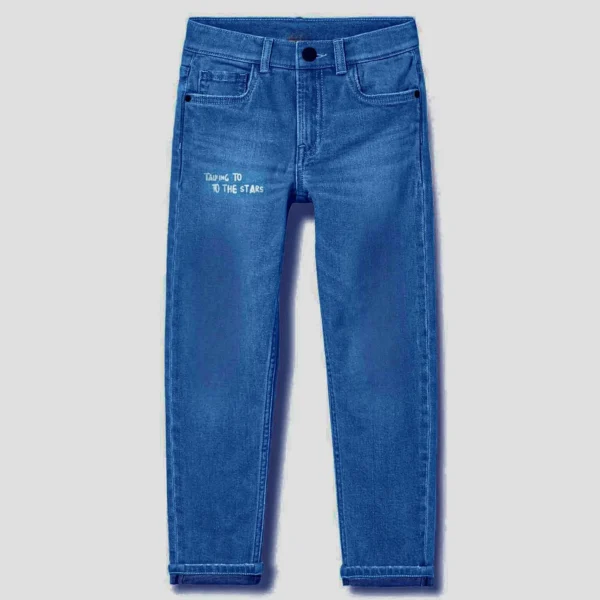 MINI KLUB BOYS REGULAR LIGHT BLUE DENIM JEANS - Image 1