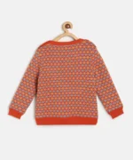 MINI KLUB Boys Self Design Round Neck Multicolor Sweater - Image 3