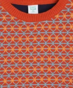 MINI KLUB Boys Self Design Round Neck Multicolor Sweater - Image 2