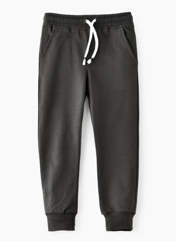 MINI KLUB Charcoal Track Pant For Boys Joggers - Image 1
