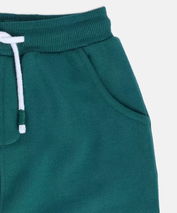 MINI KLUB Green Track Pant For Boys Joggers - Image 3