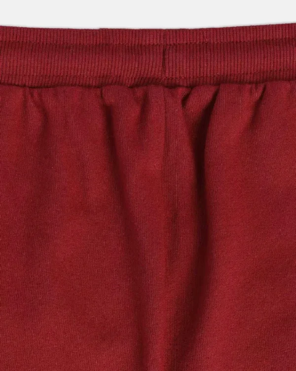 MINI KLUB Boys Relaxed Fit Joggers Red Track Pant - Image 4
