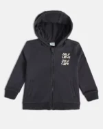 MINI KLUB Boys Graphic Print Zip-Front Hooded Jacket /Sweater