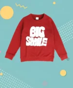 MINI KLUB Boys Red Sweat Shirt Kids Sweater