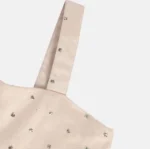 MINI KLUB Girls Beige Embellished Fit & Flare Dress - Image 6