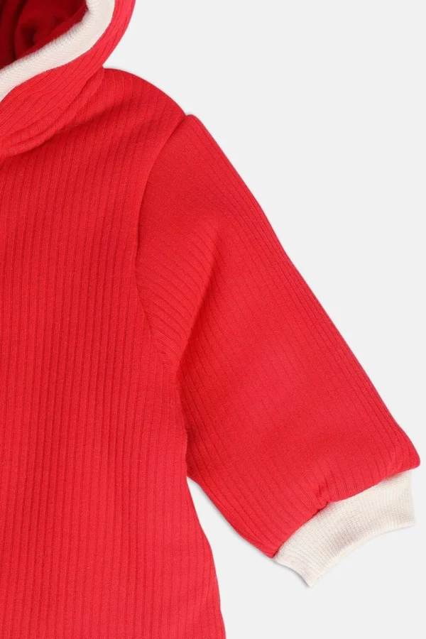 MINI KLUB Casual Red Color Romper For Baby Boys & Girls - Image 2