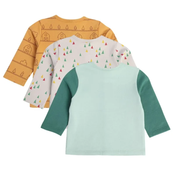 MINI KLUB Blue Multi Front Open Vest (PACK OF 3) - Image 8