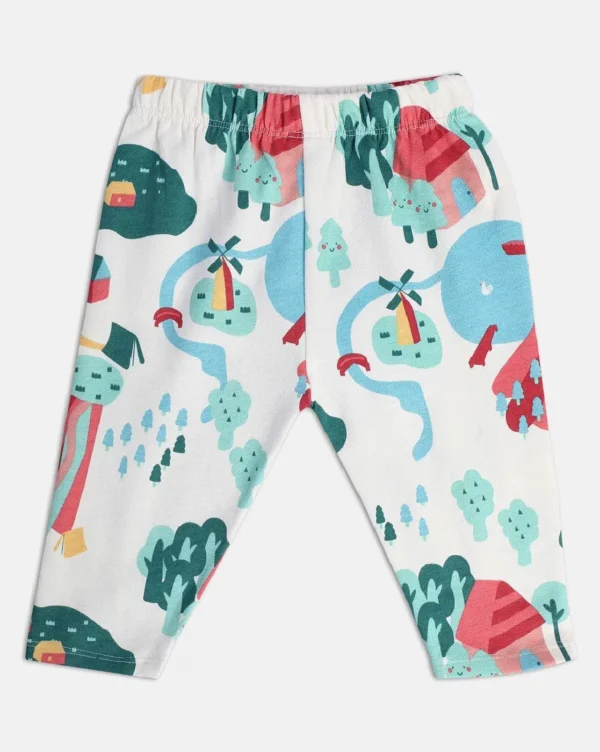 8907095985125_2 MINI KLUB Multi Color Girls Legging (PACK OF 3) - Image 3