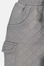 MINI KLUB -Light Grey Solid Full Length Casual Pants - Image 2