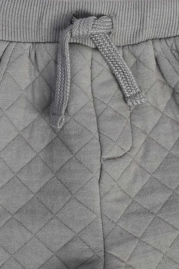 MINI KLUB -Light Grey Solid Full Length Casual Pants - Image 4