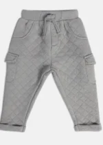 MINI KLUB -Light Grey Solid Full Length Casual Pants - Image 6