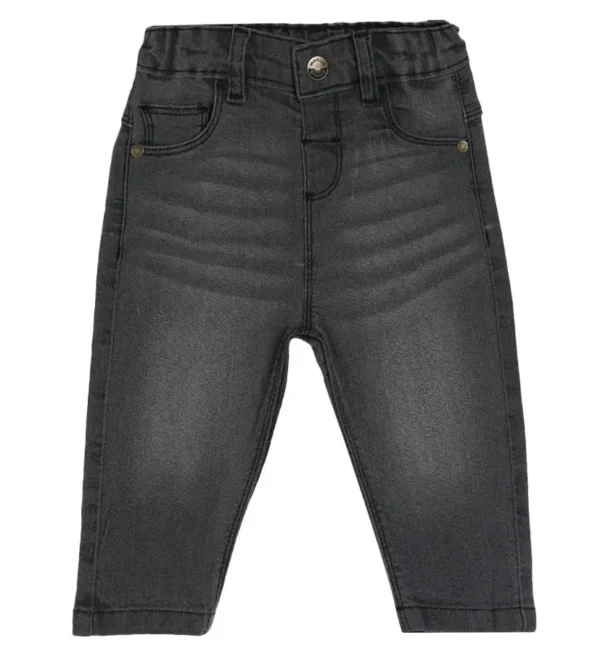 MINI KLUB Boys Black  Denim Pant - Image 1