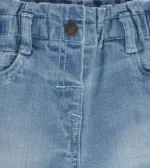 MINI KLUB Girls Clean Look Light Fade Stretchable Blue Jeans Denim Pant - Image 3