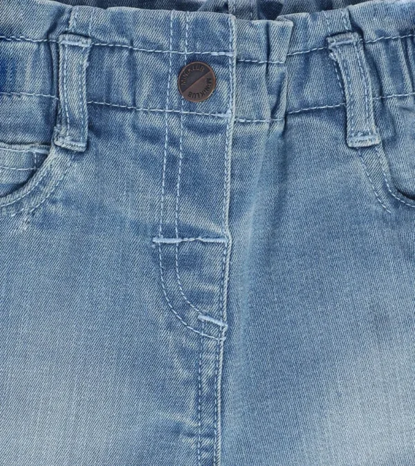 MINI KLUB Girls Clean Look Light Fade Stretchable Blue Jeans Denim Pant - Image 3