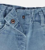 MINI KLUB Girls Clean Look Light Fade Stretchable Blue Jeans Denim Pant - Image 5