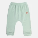 Kids Light Green Printed Knit Bottom Pant (PACK OF 3) - Image 2