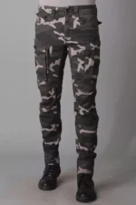 ROOKIES LIGHT GREY CAMO PRINT SLIM FIT CARGO PANT