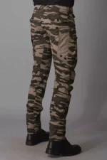 ROOKIES KHAKI CAMO PRINT SLIM FIT CARGO PANT - Image 5